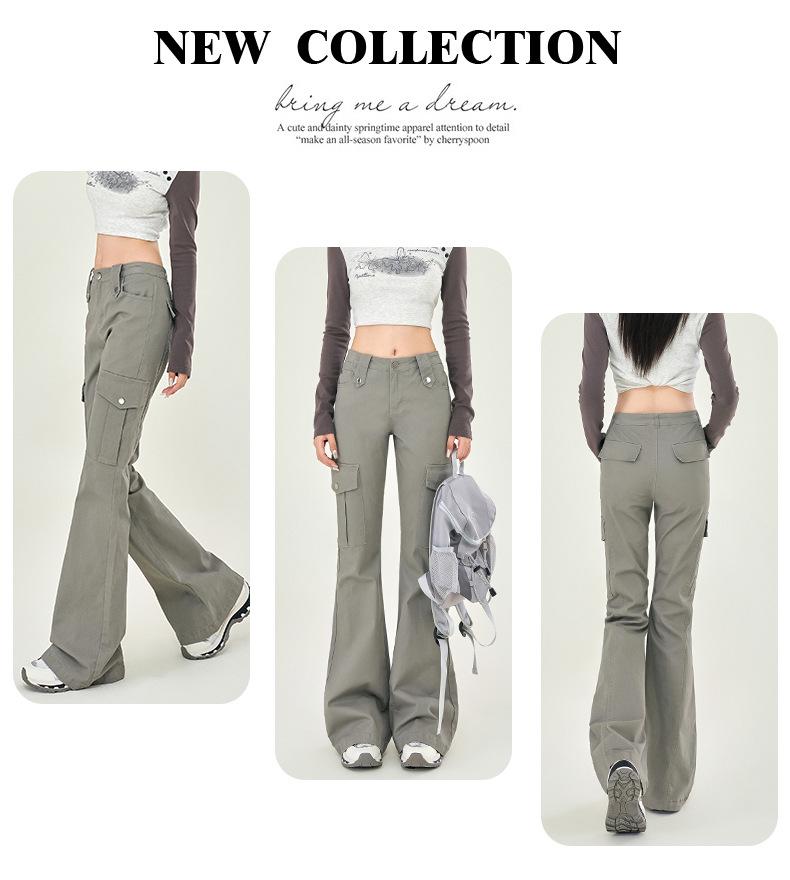 2024 Autumn Women's Flared Elastic Slim-Fit Overalls - Trendy All-Match Fashion