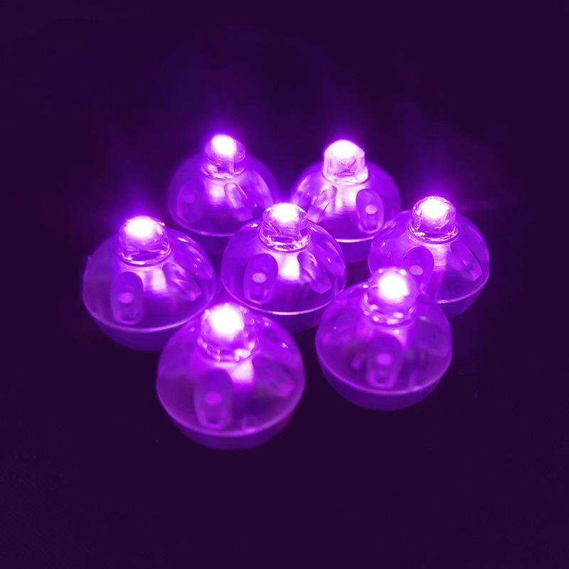50 Stück Becher Kleine Runde Kugel Lichter Ballons LED Blinkende Leuchten Laternenlicht für Hochzeit Party Geburtstag Dekoration