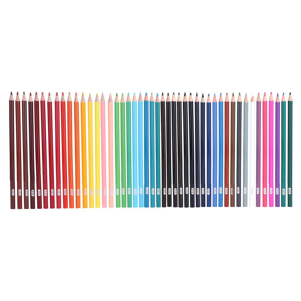 48 Stück Ölbasierte Buntstifte für Erwachsene mit Farbkreis zum Ausmalen, Zeichnen, Kunst, Schulbedarf für Kinder