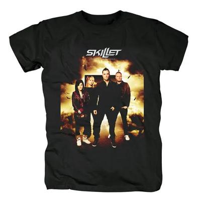 Skillet Členové Kapely V Koncertu Tričko S Krátkým Rukávem Všechny Velikosti Pro Muže AG486 Unisex Tričko