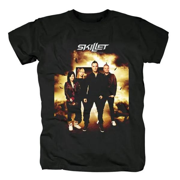 Skillet Band Members In Concert Short Sleeve T Shirt All Size For Men AG486 Unisex T-Shirt XXXXL