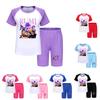 Kpop Demon Hunters Children Summer Athletic Set With Cotton Fabric For Active Kids