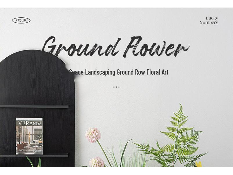 Greenery and Floral Art Installation for Open Spaces and Window Displays