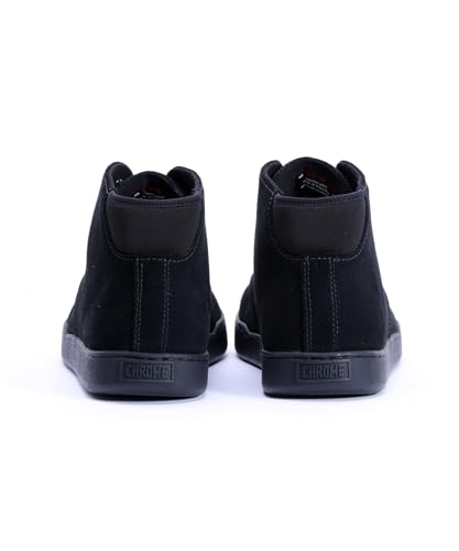 Chrome A27 CHUKKA Sneakers (Current Model) and PANARACER Men's Black Suede Boots, Size 26.5cm (Size 11.5 Inches).
