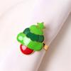 2Pcs Napkin Buttons Decorative Room Reusable Christmas Holders Napkin Ring Dining Decor