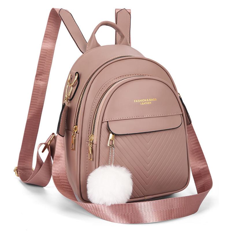 

IELGY Рюкзак, корейская версия моды и отдыха, многофункциональный рюкзак для женщин через плечо Four Seasons розовый