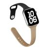 Slim Waist Silicone Watch Strap for Apple Watch Series 1-12, Ultra 1-3, SE3