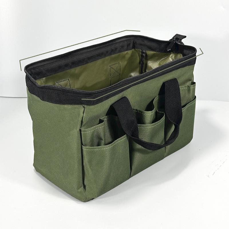 Borsa da Giardino Penggong Resistente all'Usura con Tasche Multiple - Borsa Portatile di Grande Capacità e Resistente ai Graffi