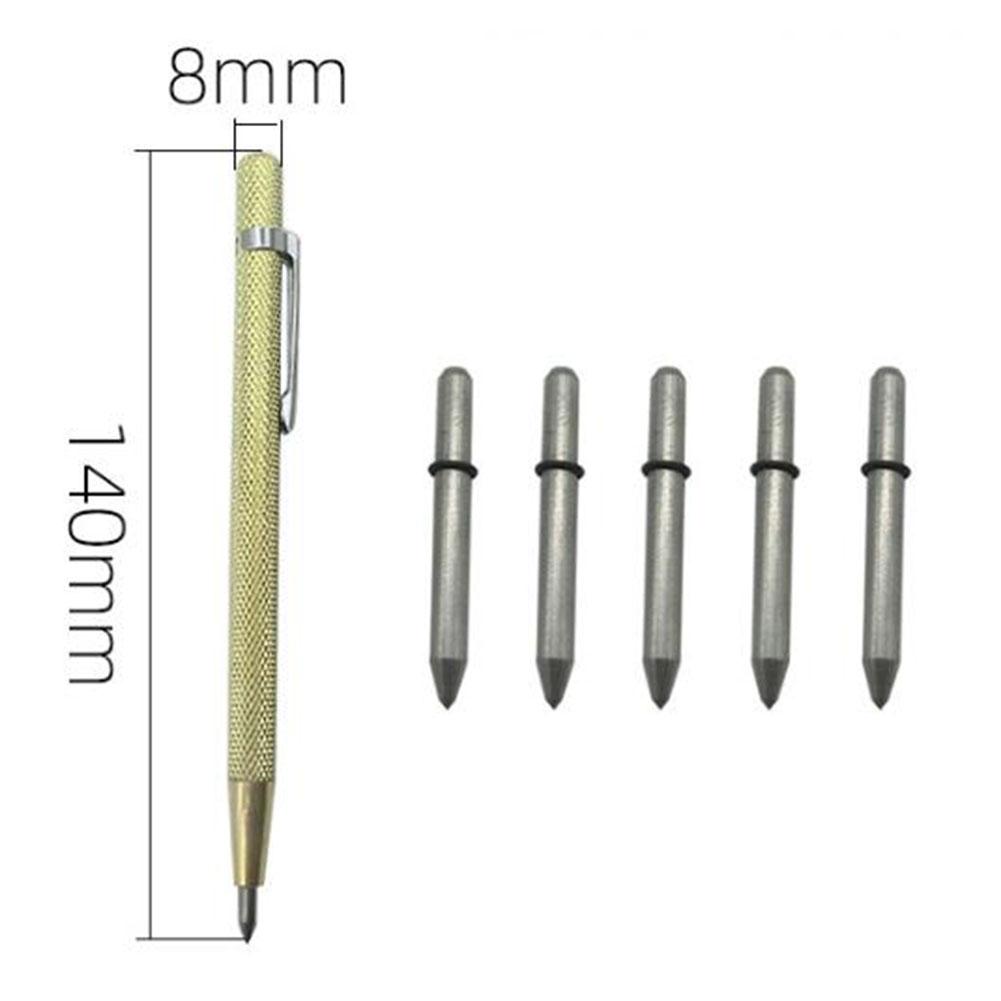 

For Glass Ceramic Metal Cutting Pen 140mm Carbide Engraving Pen Glass Marker Lettering Pen Gold/Silver Metal Tile Cutting Pen золотой