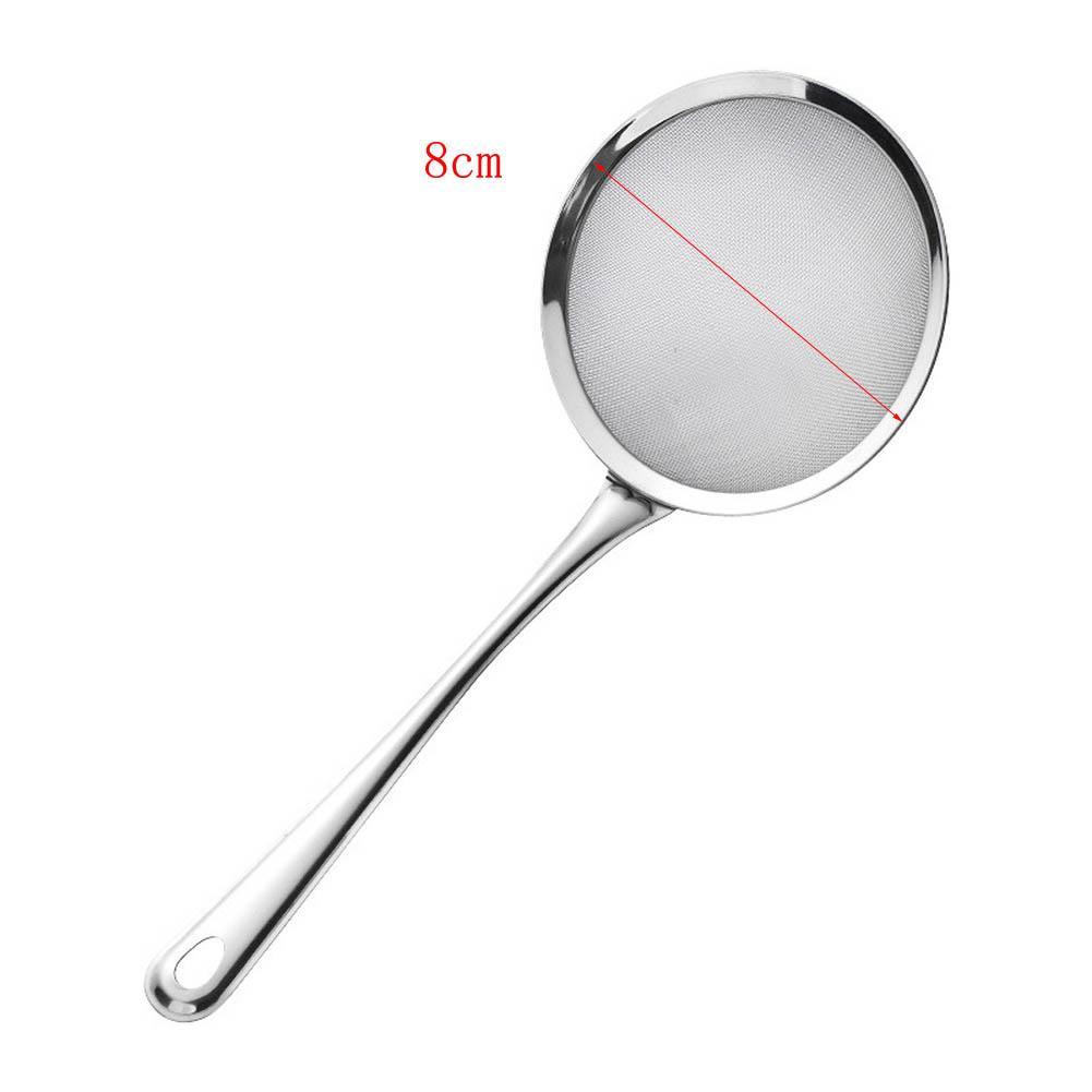 Fine Mesh Stainless Steel Colander for Straining Juices Vegetables Flour and Removing Grease from Soups and Broths