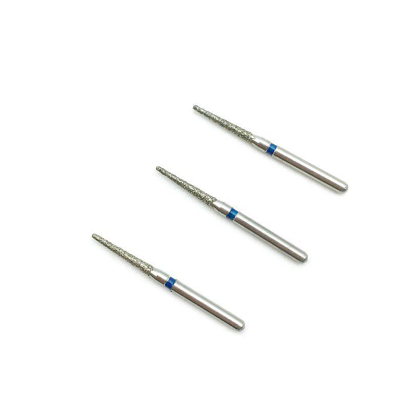 10pc/Box Dental Diamond Burs Drill FG 1.6M  for Teeth Porcelain Ceramics Composite Polishing High Speed Handpiece TF-08