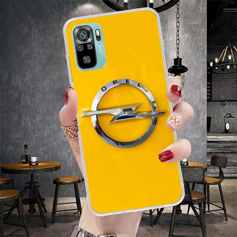 Opel Logo Car Soft Phone Case For Xiaomi Redmi Note 15 14 14S 13 12 Pro Plus 12S 11 11S 11E 10 10S 11T 5G Fundas Coque Redmi Not