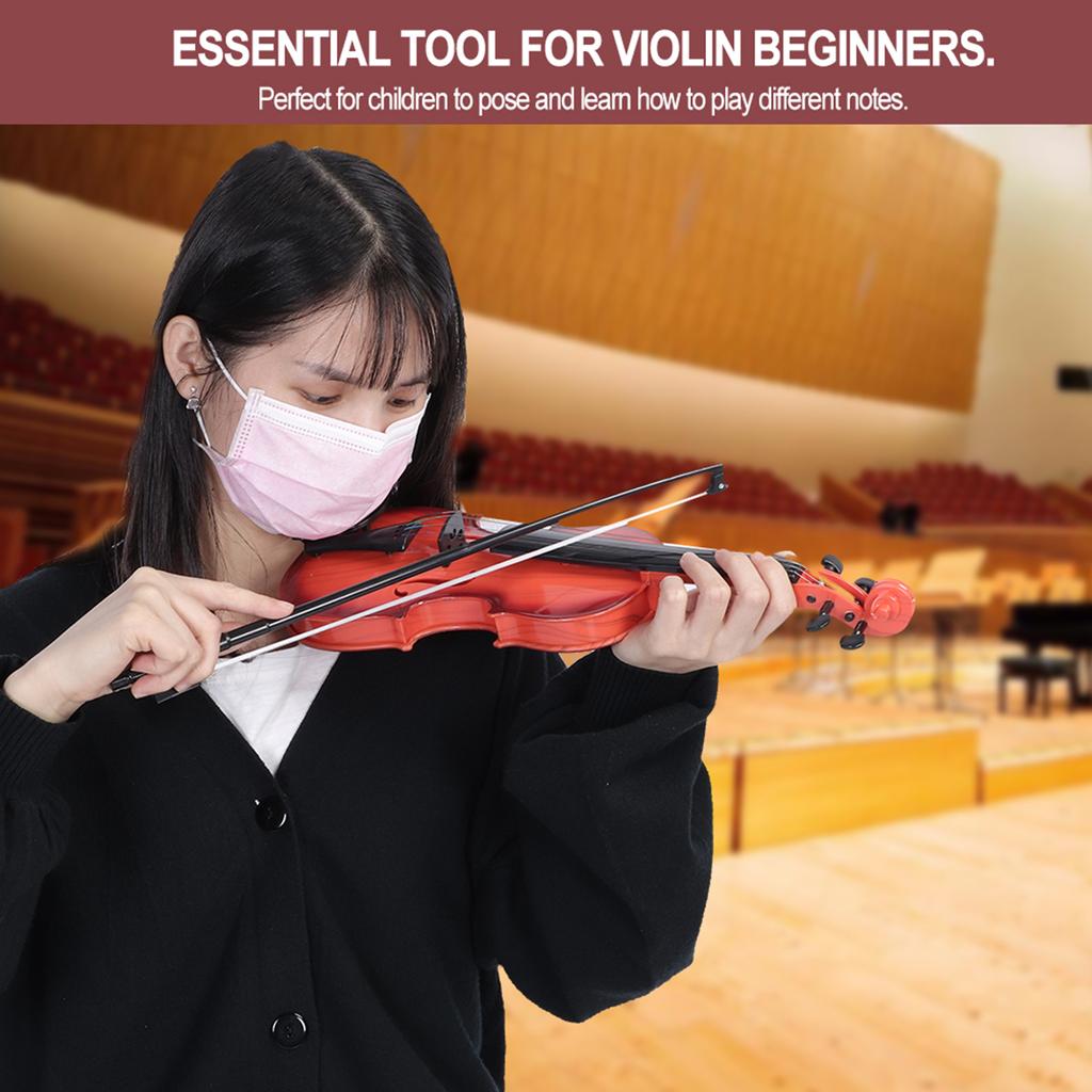 Simulated Kid Acoustic Violin Toy Adjustable String Musical Beginner Develop Instrument