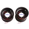 19x7.00-8/18x9.5-8 Wheel Rim Hub 8 Inch Steel Front Rear Hub Four-wheeled ATV Buggy Karting Lawn Tire Bearing Accessories