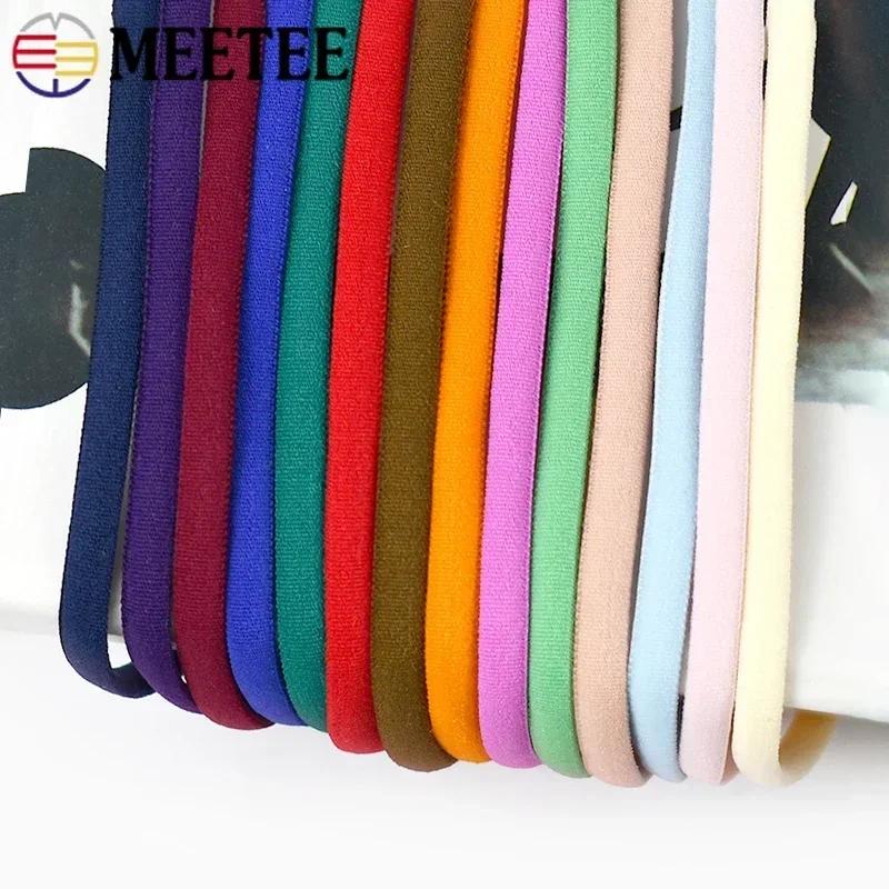 5/10/20Meters Elastic Band 3/5mm Colored Polyamide Rope Decor Rubber Tape Oil Core Hair Ring Stretch Ropes Sewing Accessories