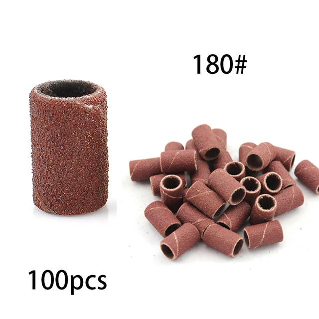 300pcs Nail Grinder Sanding Bands Apparatus for Manicure Milling Cutter Accessory