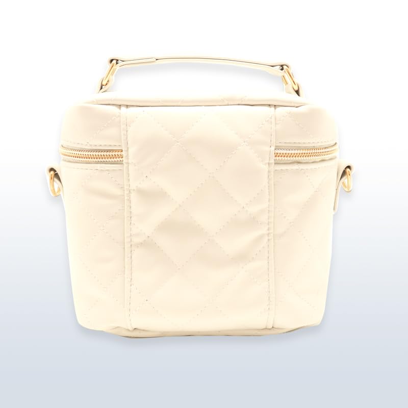 CONC CO469 Nui. Plush Vanity Bag, Cream