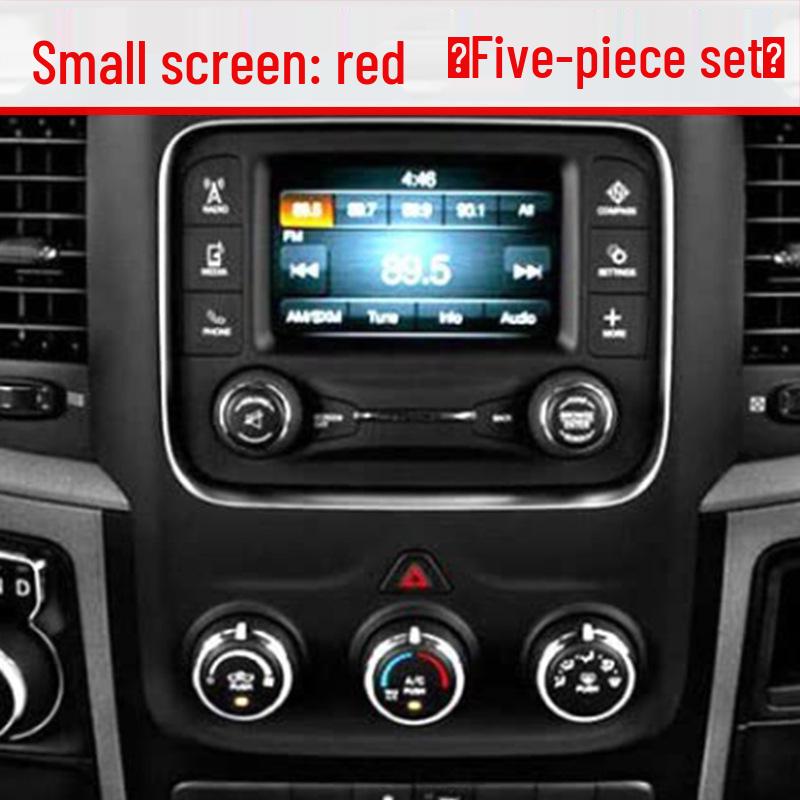 19-22 Dodge Ram Audio & AC Knob Decorative Ring