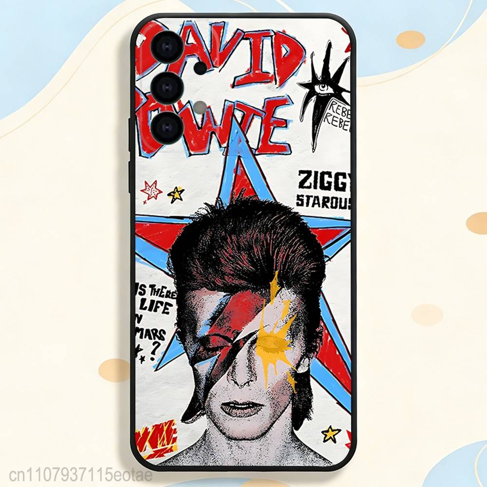 

D-David Blackstar Bowie Phone Case For Samsung S25,S24,S21,S22,S23,S30,Ultra,S20,Plus,Fe,Lite,5G Black Cover Samsung S21plus