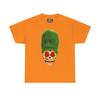 Vintage Halloween Skull Mask W/ Beehive Hair T-Shirt Graphic Unisex Heavy Cotton