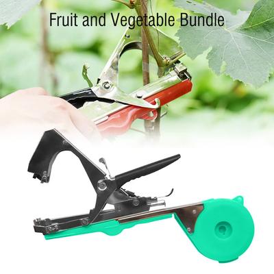Machine à attacher Plante de jardin Tapetool Tapener avec 6 Rouleaux de ruban + 1 Boîte d'agrafes Machine à lier à la main pour Légume Poivron Vigne