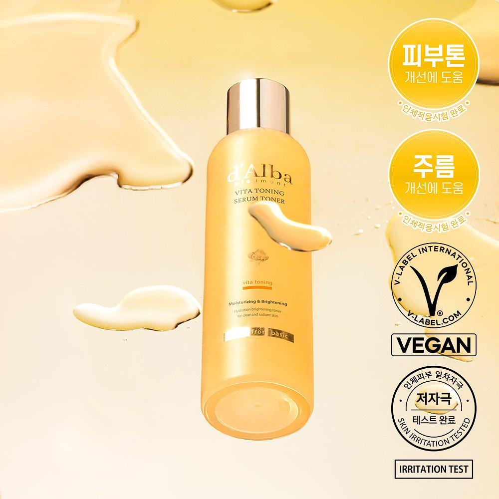 d'Alba White Truffle Vita Toning Serum Toner 180 ml