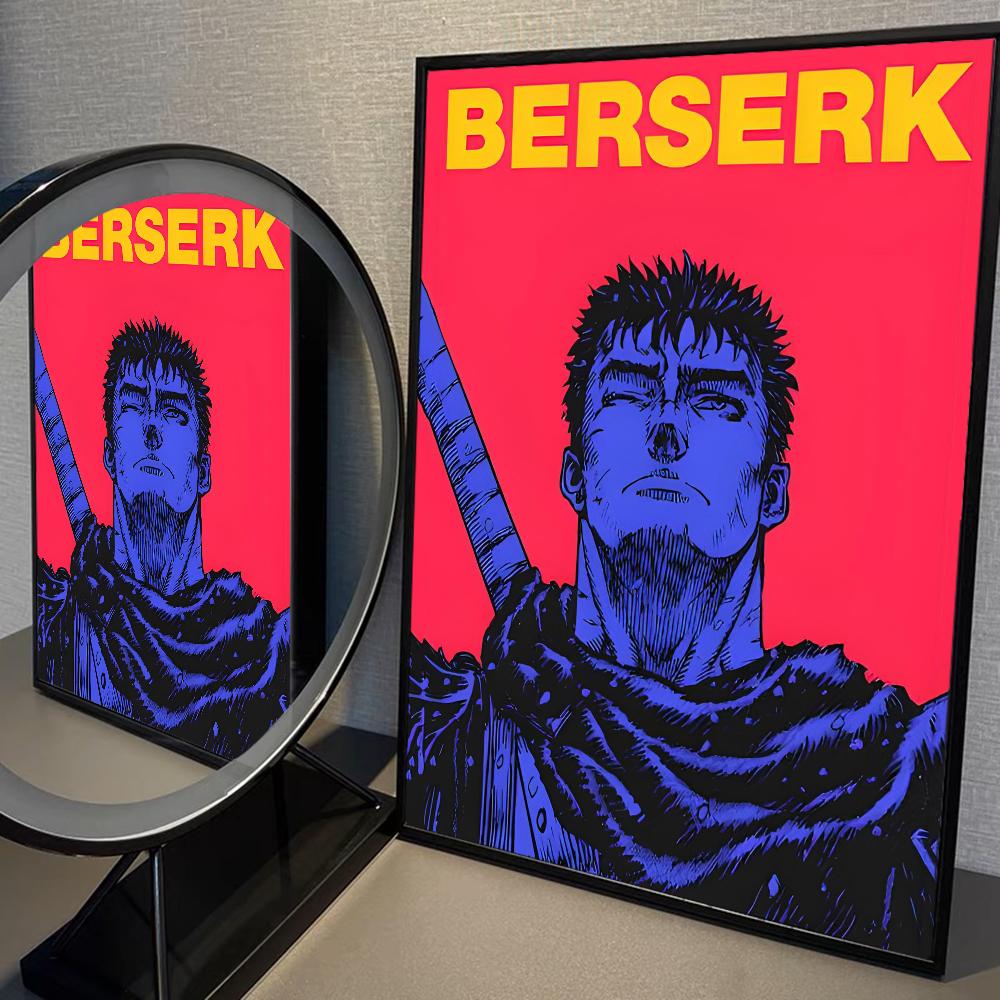 

Плакат Amine BERSERK для домашнего интерьера, высококачественная крафт-бумага, настенная живопись, украшение для кабинета, гостиной 21cm×30cm NoFrame
