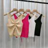 Summer European American Sexy Fashion Snur American Spice Girl Versatil Snur Slimming Design Suspender Vest Vest Top