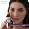 HealthAndYoga® Kumkumadi Gesichtsöl für Glow (30 ml) - Ayurvedisches Schönheitsrezept - Mit Safran & Kräutern infundiertes Öl - Reduziert Falten, Mattheit & Pigmentflecken,