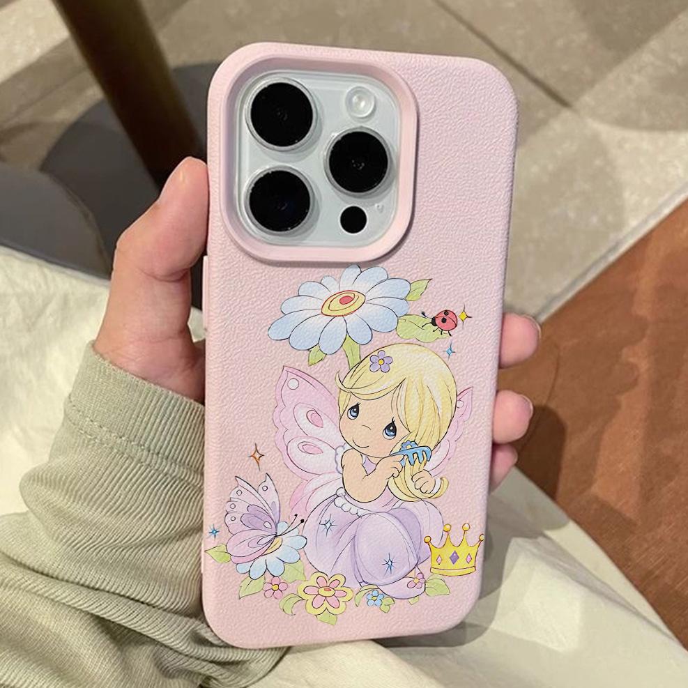 

Cartoon P-Precious M-Moments Lichee leather pattern Phone Case For Samsung S26 S25 S24 S23 S22 S21 S20 S10 Plus FE Ultra 4G 5G Samsung S20 FE 4G