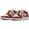 Jordan Air Jordan 1 Perfect Match Eternal Bond, Formal Attire, Wedding Shoes Slip Resistant Lightweight Low Top 553560-133(Team2070-S-BOX)