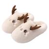 Cotton slippers couple model 2025 autumn and winter new indoor home thickened warm thick bottom plush cotton mop