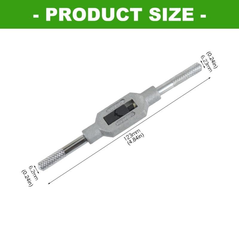 11Pieces Mini Tap and Wrench Set High Hardness Steel for Precisions Internal Threading In Electronics and Machining