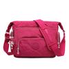 Alta Calidad A4 Hombres Mujeres Bolso de Hombro Mensajero Bandolera Gran Capacidad Bolso de Mano Cartera Impermeable Ligero Azul Púrpura Rojo