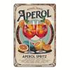 Vintage "Aperol Aura: Sip the Retro Sunshine!" Metal Sign - Waterproof Cocktail Art for Street Cafe/Bistro/Home