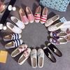 Breathable Mesh Lightweight Casual Shoes Women Fashion Women Slip On Flats Print Fisherman Shoes