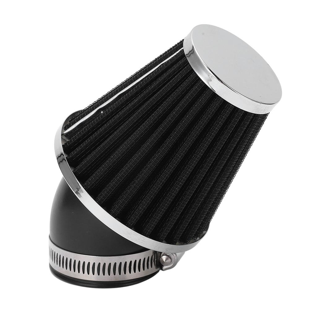 Air Filter 45 Degree Engine Bend Cone Tuning Cleaner 48mm Inner Diameter for Motorcycle ATV Pit