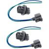 90075-60028 2 Set Turn Signal Socket and Pigtail Connector, Trun Signal Light Socket with 2 Wire Pigtail Fits for Toyota 4Runner 2003-2005,