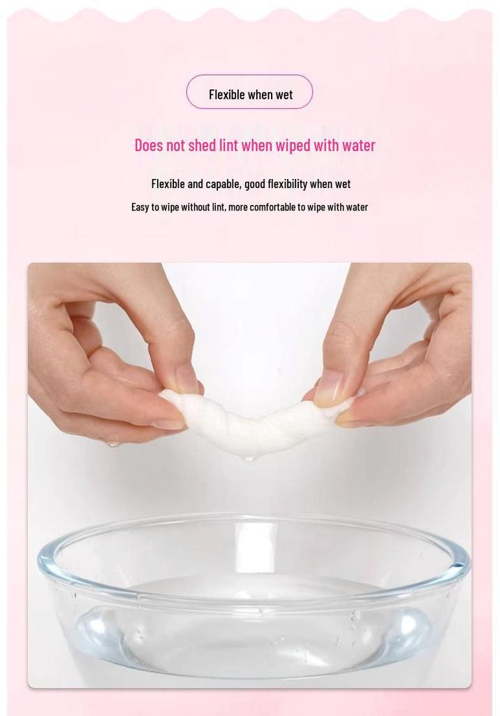Cute Rabbit Natural Soft Facial Tissues, S Size, 330 Sheets, 10-Pack, Absorbent Virgin Wood Pulp