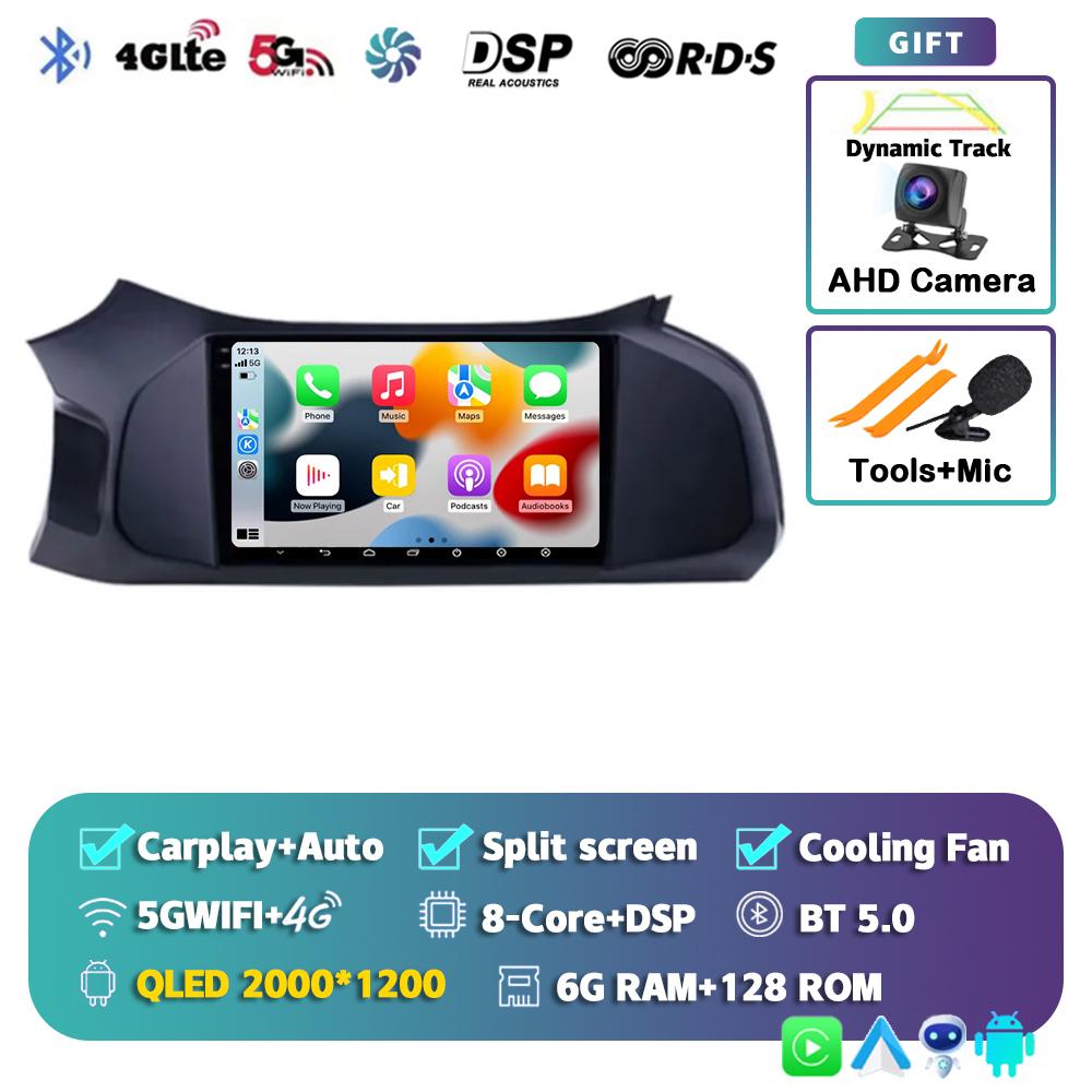 Android 14 CarPlay Car Radio For Chevrolet Onix 2012-2014 2015 2016 2016- 2019 GPS 2din Multimedia Video Player 2 Din Stereo 4G