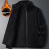 Couple Style Double-sided Coral Fleece Jacket for Both Men and Women, Winter Cotton Jacket for Warmth, Outerwear for Both Inside and Outside, Top