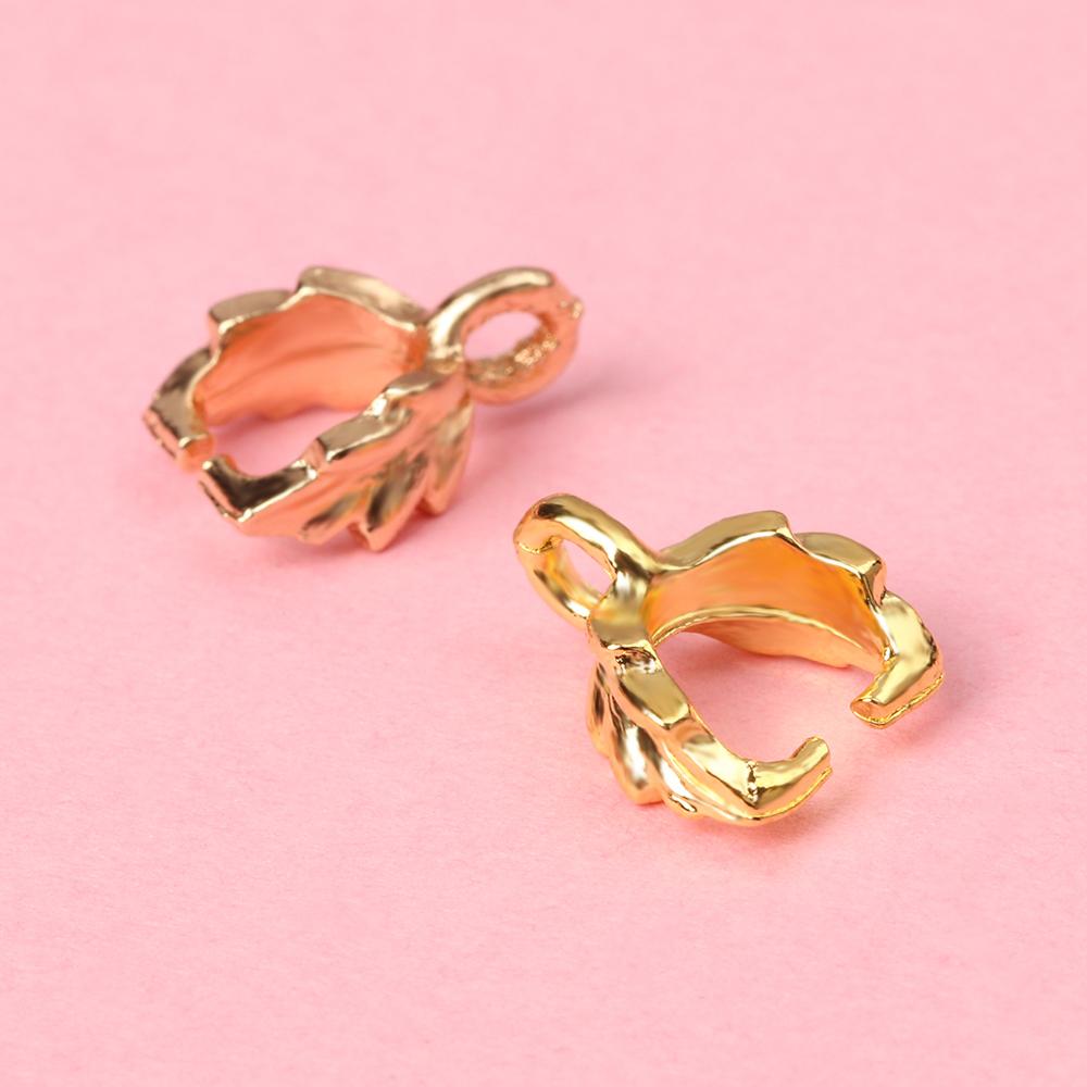 8*11mm Connectors Findings Melon Seeds Buckle Jewelry Charm Pendant Bail Clip Pendant Clasps Hook