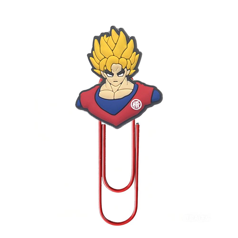 Dragon Ball Cute U-Shaped Paper Clip Bookmark - Large PVC Cartoon Office Supplies