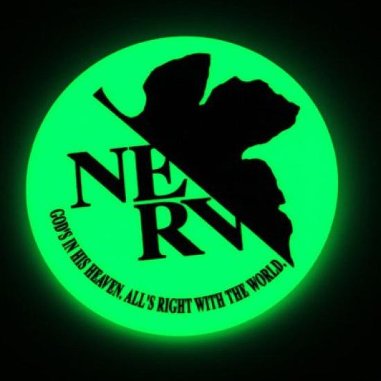 Evangelion: New Theatrical Edition Highly Luminous NERV Can Badge A