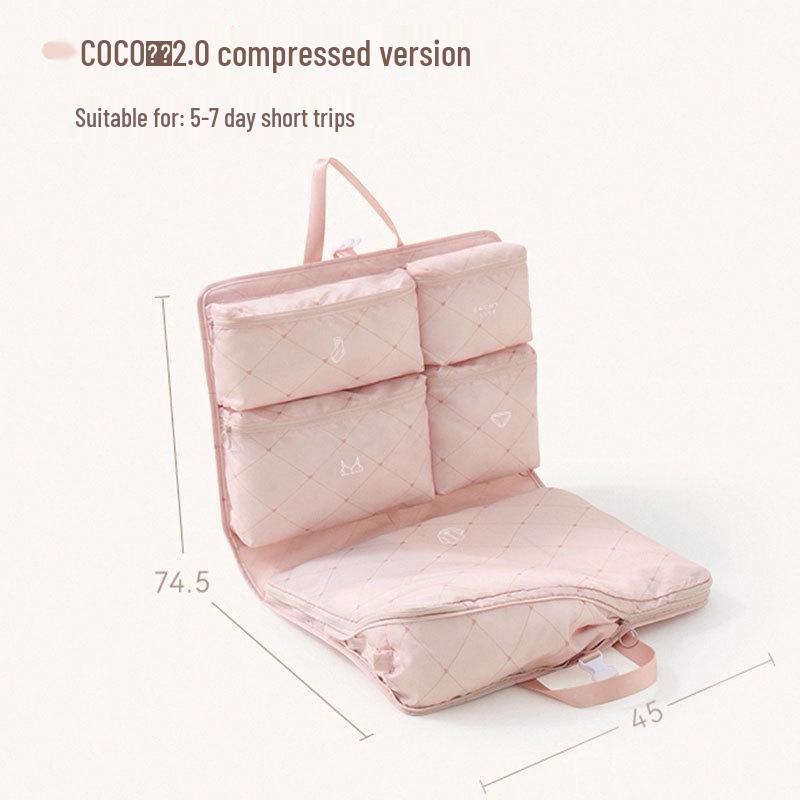 7-in-1 Multifunctional Travel Clothing Storage Bag with Hanging Compartment