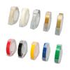 5Pcs Label Maker Tape 9mm Wide 9.8ft Long Waterproof Oil Resistant Identification Chip Labeler Tape 