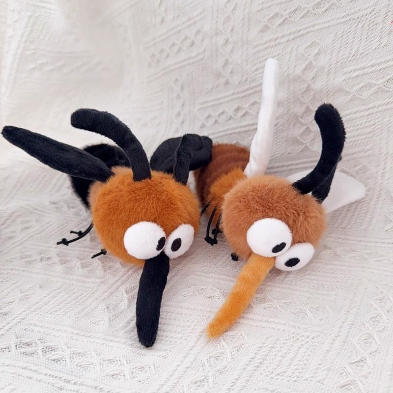 Cute Mosquito Plush With Pp Cotton Filling For Kid Playroom And Gift