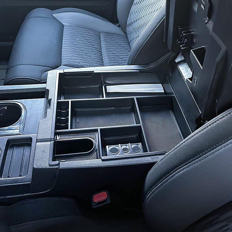 Center Console Organizer Full Tray for Toyota Tundra 2014 2015 2016 2017 2018    Accessories Armrest Storage Car Box