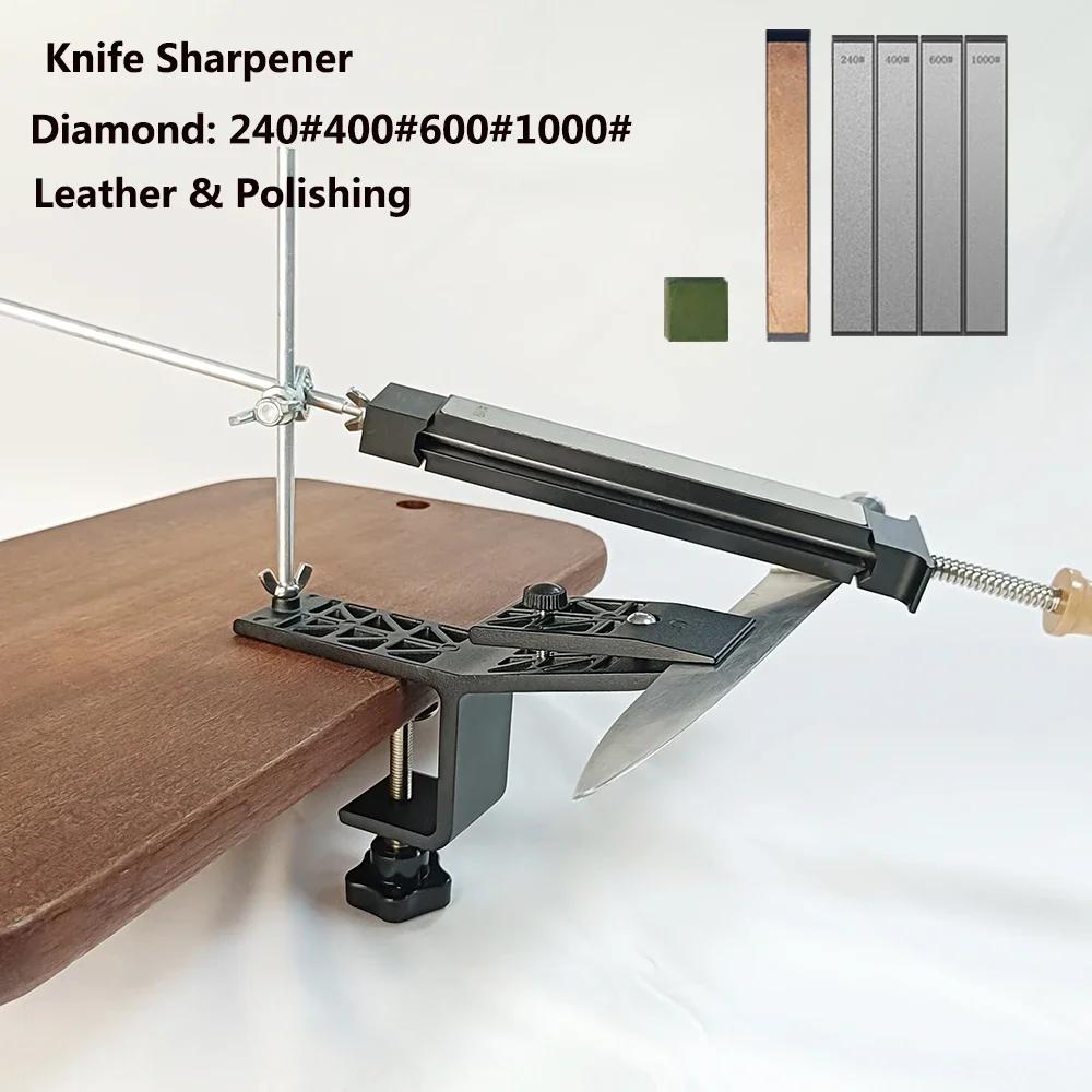 2024 NEU Professioneller Messerschärfer mit festem Winkelschärfer für Messer Diamant-Schleifstein Küchenschleifwerkzeuge Schleifstein