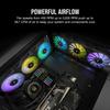CORSAIR ML120 RGB 120mm Magnetic Levitation RGB Fan with Lighting Node ELITE, AirGuide, 3-Pack CO-9050112-WW (Includes CORE)
